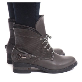 Botas de moda V-7 Gris