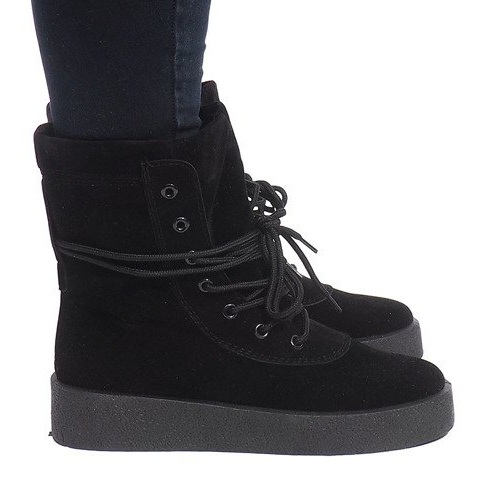 Botas negras Creepersy 982-PA negro