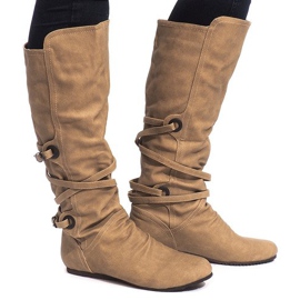 Botas altas con aislamiento E0362-7 Beige