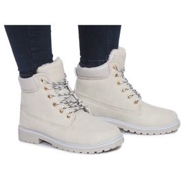 Tramperos Timberki aislados DD494-5 Beige