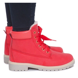 Tramperos Timberki aislados TL0127-4 Rojo