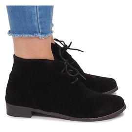 Botas con cordones A-27 Black negro