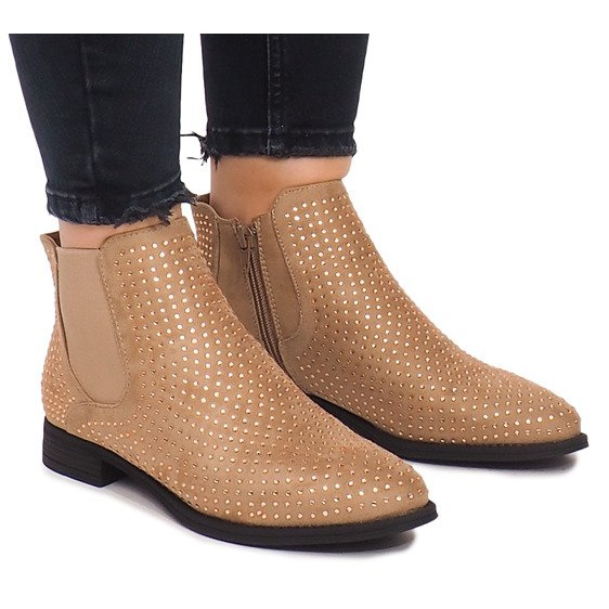 Botines Ante Jodhpur 1510 Beige Botines Ante Jodhpur 1510 Beige