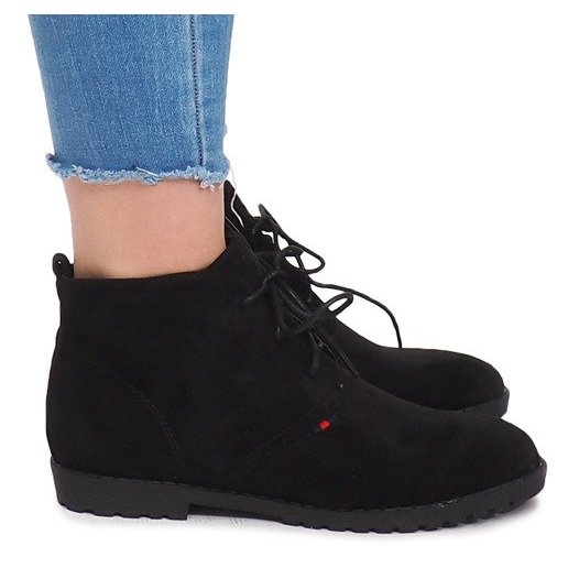 Botas con cordones JS7993 Black negro Botas con cordones JS7993 Black negro