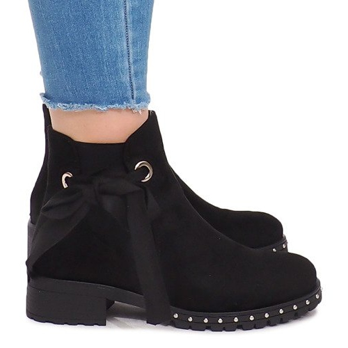 Botas de ante DR1798-64 Negro
