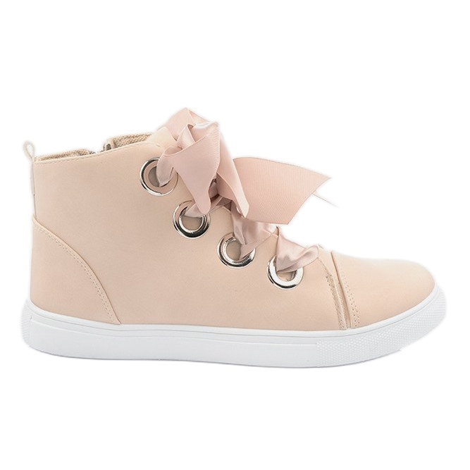 Botas de ante y lazos TL0147 Beige Botas de ante y lazos TL0147 Beige