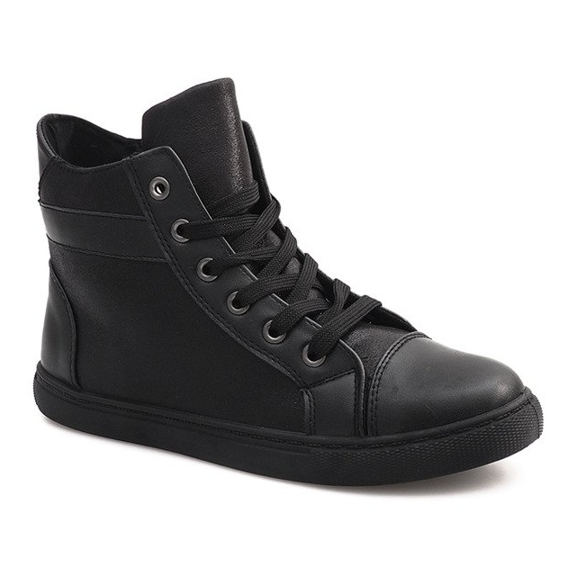 Zapatillas High Shiny TL510-1 Negro