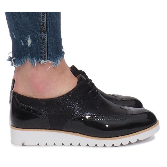 Zapatos de jazz negros Delphine