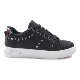 Zapatillas negras con tachuelas Lucette negro