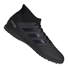 Botas de fútbol adidas Predator 19.3 Tf Jr G25801 negro negro
