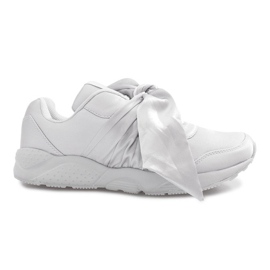 Deportivas grises con lazos Laure