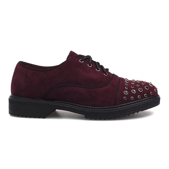 Zapatos brogue granate con tachuelas Raymonde rojo Zapatos brogue granate con tachuelas Raymonde rojo