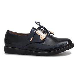 Zapato lacado azul marino Rose