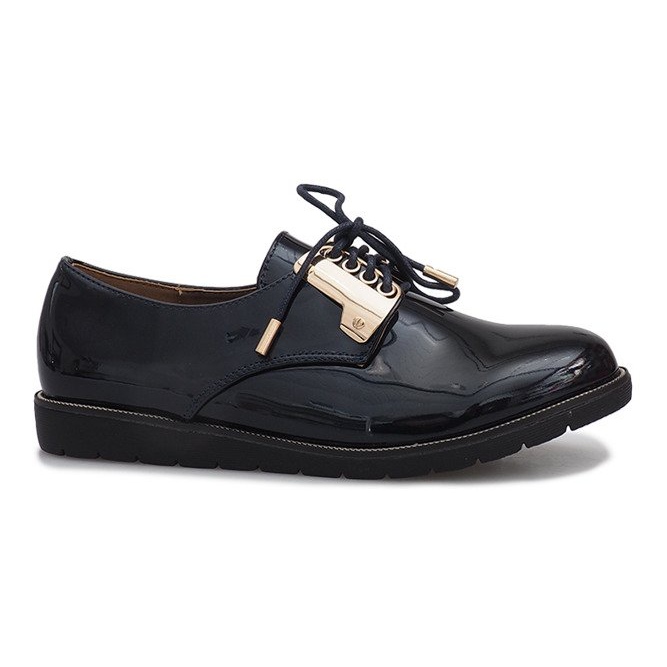 Zapato lacado azul marino Rose