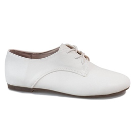 Zapatos de Jazz con Cordones para Mujer HH-25 Blanco