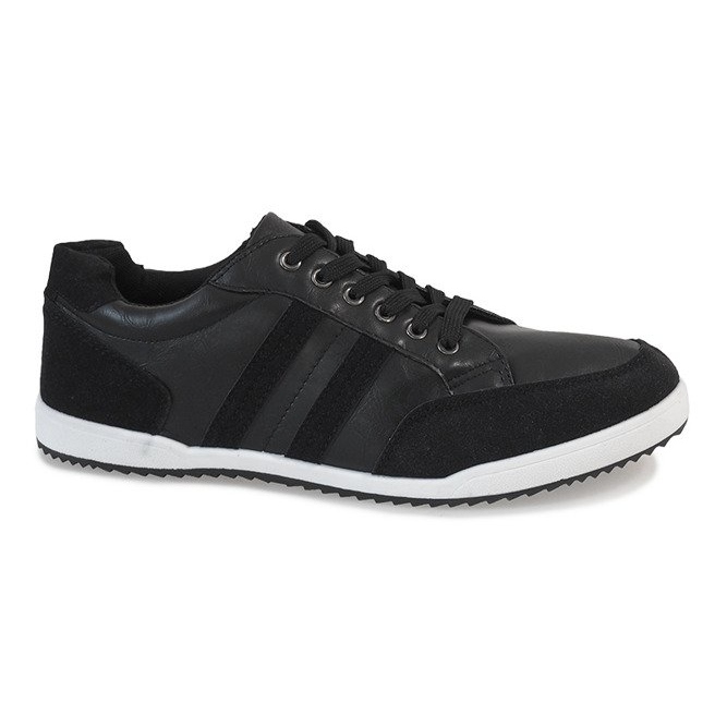 Zapatillas de hombre negras M-621 negro Zapatillas de hombre negras M-621 negro