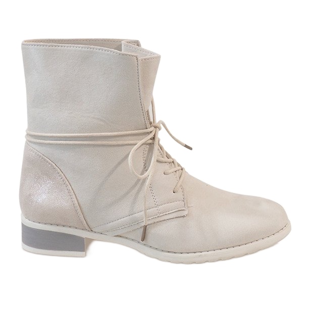 Botas de ante beige 16006-53