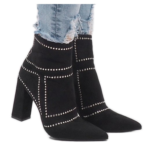 Botines ante tachuelas 1932 negro