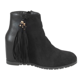 Botines ante negro boho JKD-39