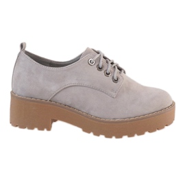 Zapatos de tacón gris LL183