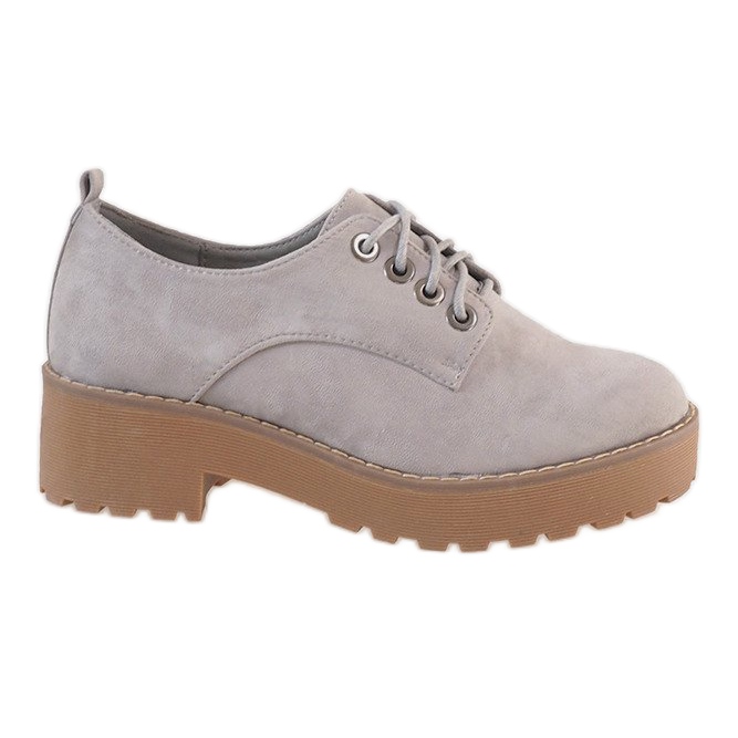 Zapatos de tacón gris LL183