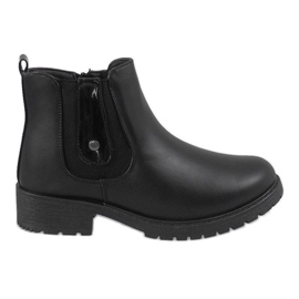 Botas negras aisladas DD5231-1 negro