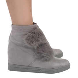 Zapatillas grises con aislamiento H6503A-26