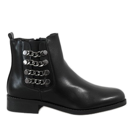 Kayla Shoes Botas negras aisladas 8961 negro