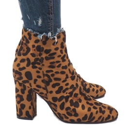 Botas de leopardo en el poste OM803 multicolor