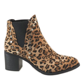 Erynn Botas de leopardo en el poste M290-1 multicolor