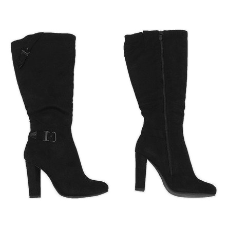 Botas negras en el poste aislado 617-1 negro