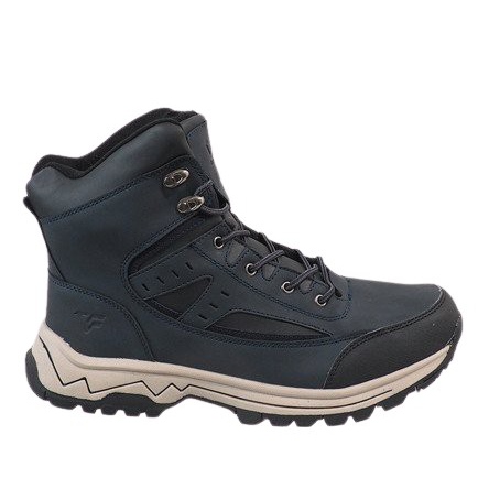 Botas de nieve con aislamiento azul oscuro T-1860 azul marino