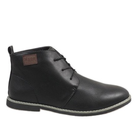 Zapatos bajos con aislamiento negro para hombre 989-1 Zapatos bajos con aislamiento negro para hombre 989-1