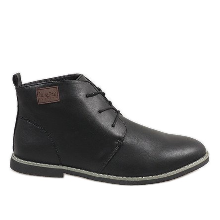Zapatos bajos con aislamiento negro para hombre 989-1 Zapatos bajos con aislamiento negro para hombre 989-1