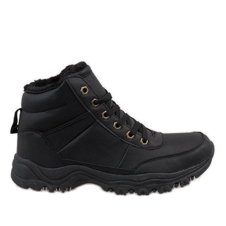 Botas de nieve negras con aislamiento de GT-9578 negro