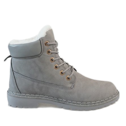 Botas grises aisladas B1819-9