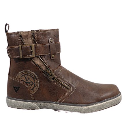 Zapatos sin cordones aislantes marrones 8199 marrón