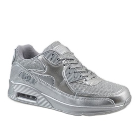 Zapatilla DN7-19 plateado neón gris