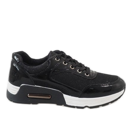 Zapatillas negras 7-JF10A negro