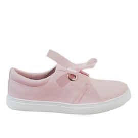 Deportivas rosas con lazo 3057-4