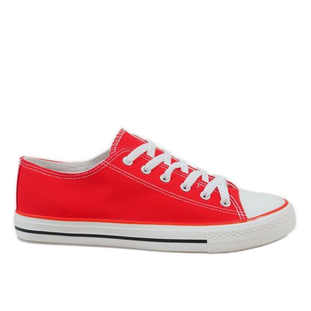 Zapatillas de hombre clásicas rojas X-215 rojo Zapatillas de hombre clásicas rojas X-215 rojo
