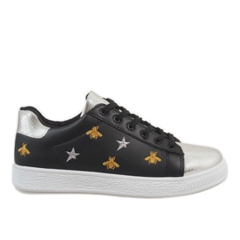 Zapatillas abeja negra T5030-1 negro Zapatillas abeja negra T5030-1 negro