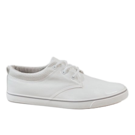 Zapatillas de hombre clásicas blancas BK-6005 blanco