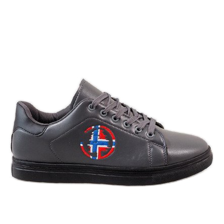 Zapatillas de hombre gris D20533 Zapatillas de hombre gris D20533