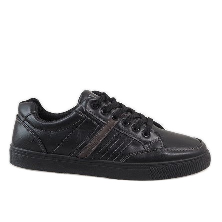 Zapatillas de hombre negras M7036-1 negro Zapatillas de hombre negras M7036-1 negro