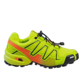 Zapatillas de trekking deportivas amarillas A1503-33 amarillo