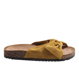 Zapatillas amarillas con lazo N-48 amarillo