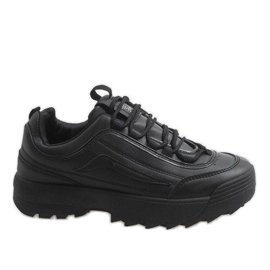 Zapatos deportivos negros de moda 83018