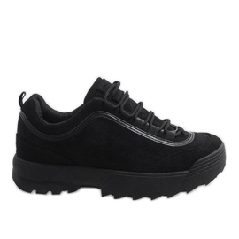 Zapatos deportivos negros de moda 81016