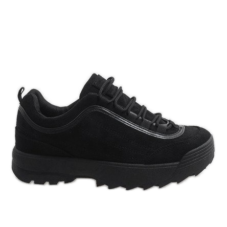 Zapatos deportivos negros de moda 81016